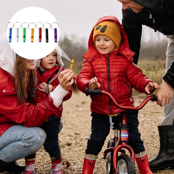 7pcs Outdoor Fire Whistles Surviving Accessory Lifeguard Trumpet Small Multi-color Multifunctional Survival Supplies Handheld Training Camping Accessories Survival Supplies
