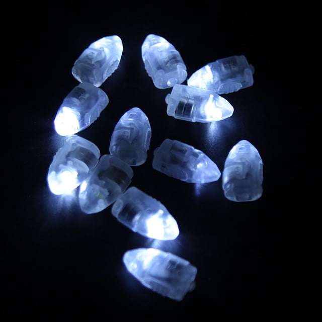 LHCER LED Light Decor,100Pcs Innovative Shape Balloon Light LED Luminous Lamp for Home Party Wedding Decoration,Ball Light