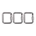 thumbnail image 3 of 3PCS Square Thread Outdoor Silver Climbing Kettle Buckle Camping Buckle, 3 of 3