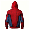 thumbnail image 3 of Unisex Superhero Graphic Design Hoodie Sweatshirts Halloween Spider Tops Pullover Hooded Jacket for Winter Daily Casual Loose Fit Fashion Streetwear Outfits Dark Red 2XL, 3 of 3
