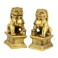 thumbnail image 3 of 2 figuras de leones guardianes de perro Fu, decoración de escritorio, multiusos, tradicionales 65 cm x 45 cm x 105 cm, 3 of 9