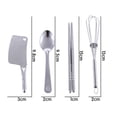 thumbnail image 4 of 25Pc Kitchen Cooking Utensils Pots Pans Accessories Kids Play Children Toys, 4 of 9