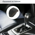 thumbnail image 3 of Unique Bargains Gear Shift Knob Cover for Toyota RAV4 2019-2024 Anti-Slip Black Brown Stick Shifting Handle Protector Faux Leather 1 Pc, 3 of 6