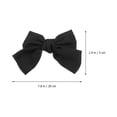 thumbnail image 2 of unbranded 1Ud Adorable Barrette Negro En Tela Para Uso Diario Y Eventos Con Estilo Único, 2 of 6