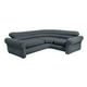 thumbnail image 1 of Sofá esquinero inflable Intex: Sofá en forma de L – Uso en interiores – Válvula 2 en 1 – Capacidad de 880 lb – 101” x 80” x 30”, Gris, 1 of 5