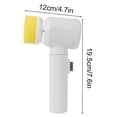 thumbnail image 3 of Qaailabf Electric Power Scrubber Brush Set with 5 Interchangeable Cleaning Heads, 3 Hour Battery Life, 360° Rotation Handheld Cordless Cleaning Tool for Bathroom, Kitchen, Tile, Bathtub, Sink, Floor, 3 of 10