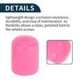 thumbnail image 5 of Wheel Lug Nut Bolt Cylindrical Shape Exterior Rims Tire Nut Screws Dust Cap Cover Nut Protection Pink 20pcs 19mm, 5 of 7