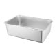 thumbnail image 1 of Stainless Steel Litter Box for Cat Odor Control Litter Pan Non Stick Litter Box, 1 of 5