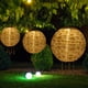 thumbnail image 2 of Lámpara China 12 Pulgadas Cálida Linterna Impresa Solar (2 Unidades Blancas), 2 of 9