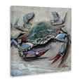 thumbnail image 4 of Stupell Industries Blue Crab with Red Claws Nautical & Beach Painting Wrapped Canvas Art Print Wall Art, 30 x 30, 4 of 8