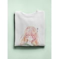 thumbnail image 3 of Manga Schoolgirl Kyun? Sweatshirt Women -Image by Shutterstock, Female XX-Large, 3 of 4