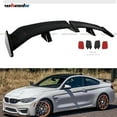 thumbnail image 3 of Universal 55" Rear Trunk Spoiler Wing Glossy Black GT Racing Spoiler DeckLid Lip Exterior Accessories Compatible with Mazda Nissan Sentra Toyota Camry Honda Civic Dodge Charger (Tape Install), 3 of 7
