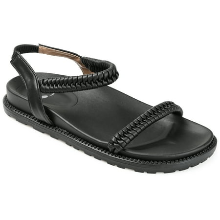 

Journee Collection Womens Josee Multi Strap Flat Sandals