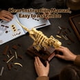 thumbnail image 6 of Joycrown T-Rex Dinosaur Fossil Model Building Set with Movable Joints, Gear-Driven Movement and Display Base, Display Models Collectible Gift for Dinosaur Fossil Enthusiasts(289 PCS), 6 of 8