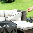 thumbnail image 3 of Sunnydaze Traditional Steel Fire Pit Poker with Wood Handle, 3 of 7