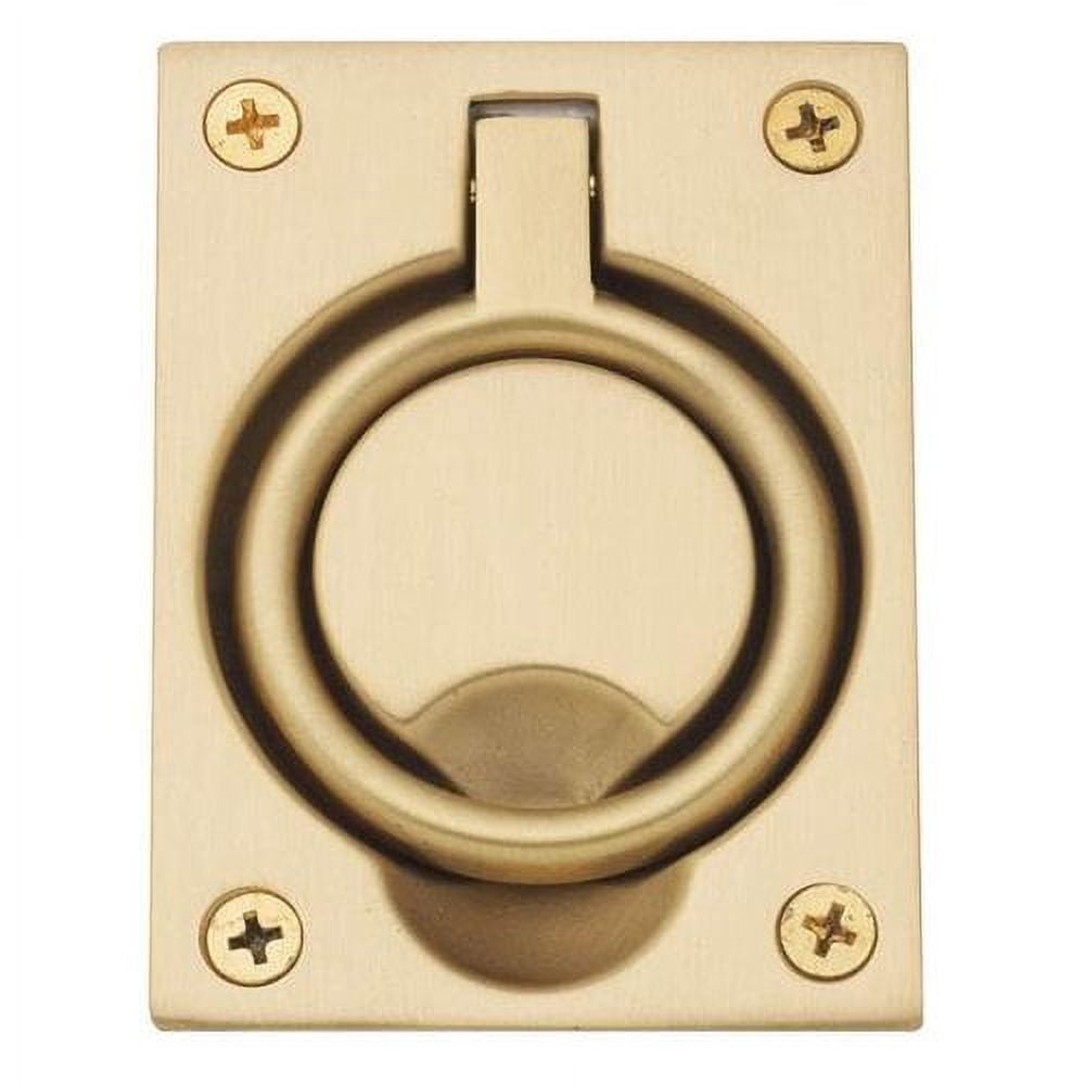 Baldwin 0395050 2-1/2" X 3-5/16" Flush Cabinet Pull - Black