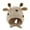 Beige, variant on Krdevn Baby Winter Hand Crochet Earflap Hat Cute Giraffe Horn Dot Embroidery Chin Tie Lined Soft Windproof Warm Adjustable Unisex Headwear for Toddler Boys Girls
