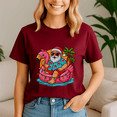 thumbnail image 4 of Hawaii Santa Christmas In July Shirt, Christmas Tshirt, Summer Vacation Tshirts, Santa Beach Shirt, Santa Summer Tee, Christmas In Summer, Xmas In July Gift, Xmas Summer, Summer Vibes, 4 of 5