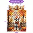 thumbnail image 5 of Happy Thanksgiving Schnauzer Give Thanks Fall Beanie Scarf Welcome Quilt Bedding Set Miniature Schnauzer Dog Lover 1 Blanket Bed Cover 2 Pillowcases - 00020, 5 of 5