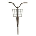 thumbnail image 3 of Woven Paths Distressed Rust Iron Bike with Basket Wall Decor, 17" x 8.25" x 30", 3 of 5