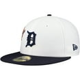 thumbnail image 3 of Men's New Era White/Navy Detroit Tigers Major Sidepatch 59FIFTY Fitted Hat, 3 of 6