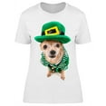 thumbnail image 1 of Funny Leprechaun Chihuahua T-Shirt Women -Image by Shutterstock, Female x-Large, 1 of 2