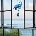 thumbnail image 5 of Ganfancp Pachyderm Wind Chime Metal Hierro Vidrio Pintado Artesanía Colgante Adornos Patio Jardín Balcón Ofertas Del Día Sólo En Línea Pequeño Elefante de Hierro Pintado Wind Chime*1, 5 of 5