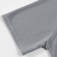 thumbnail image 5 of NIEWTR Baby Toddler Solid Color Short Sleeve T-Shirts for Boys Boys Summer Basic Cotton Crewneck Tee Shirt Tops（Grey,4-5 Years), 5 of 7