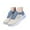 Blue, variant on Knitted Sneakers for Women Lace up Platform Running Shoes Comfortable Casual Flats