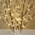 thumbnail image 4 of Cronómetro Branch Lights Fudios con pilas LED, 32 cm, color marrón, 100 LED, 4 of 9
