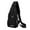 Black, variant on Mens Crossbody Sling Backpack Sling Bag Travel Hiking Bag Daypack with USB Charge Chest Bag Multi Functional Shoulder Bag Purple
