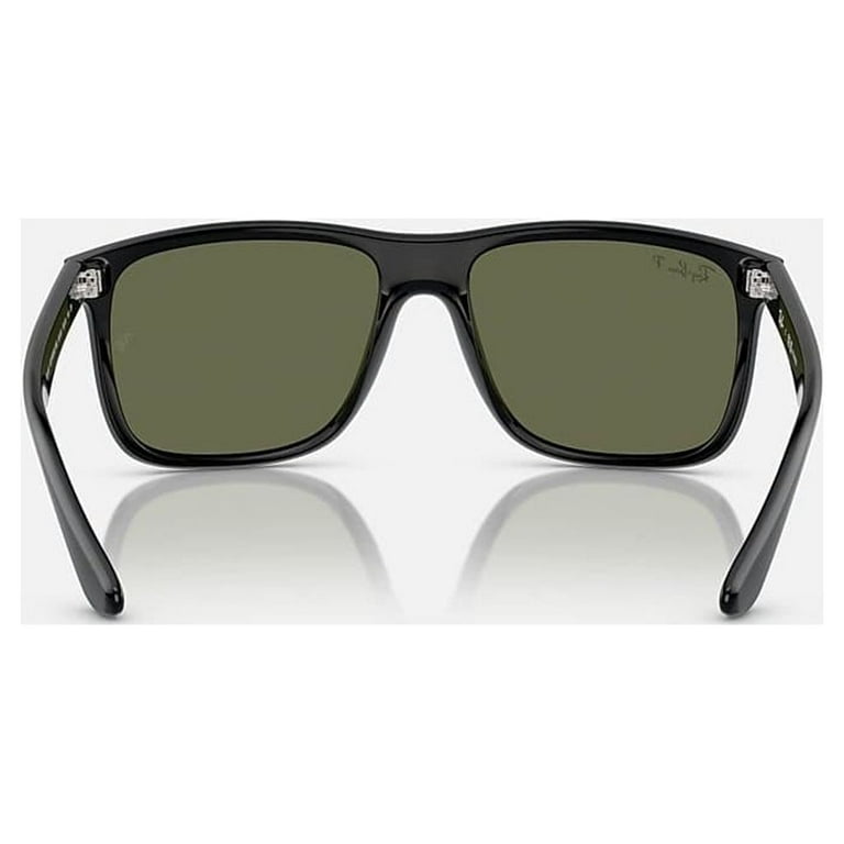 Ray-Ban Sunglasses, Boyfriend Two, Square Shape, Polished Black