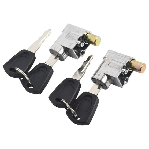 2Pcs Electric Bicycle Battery Seat Tube Lock Key Alluminum Anti-Theft Battery Box Lock For E-Bike Cycling Replace Accessories