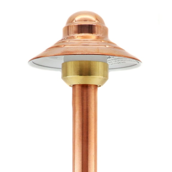 Hadco CUL4LED2W-S7 Low-Voltage Landscape LED Path Light, Stake, 20W, 12V, Copper