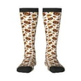 thumbnail image 2 of Lsque Turkey And Thanksgiving3 Printed Crew Socks Men's Women's LightWeight Thin Casual Calf Socks ,Knee High Socks,Cotton Socks, 2 of 9