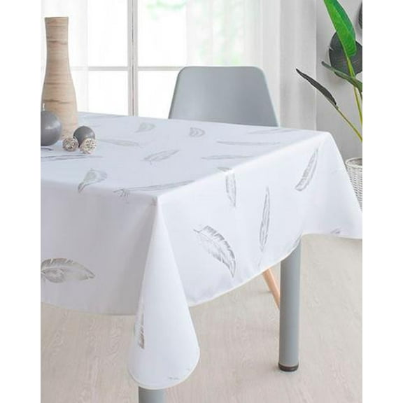 Bianca Piuma 100% Polyester, Stain Resistant Tablecloth 118 x 59 inch