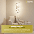 thumbnail image 4 of Kuzco Wall Sconce Aluminum Helix Flexible Silicon Rubber Diffuser Brushed Finish, 4 of 7