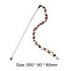 thumbnail image 3 of Funny Cat Stick Feather Pets Teaser Wands Gatito Interacción Persiguiendo Juguetes (Rojo), 3 of 6