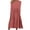 Red, variant on BUIgtTklOP Women 's Casual Round Neck Long Sleeve Folding Solid With Pocket Dresses