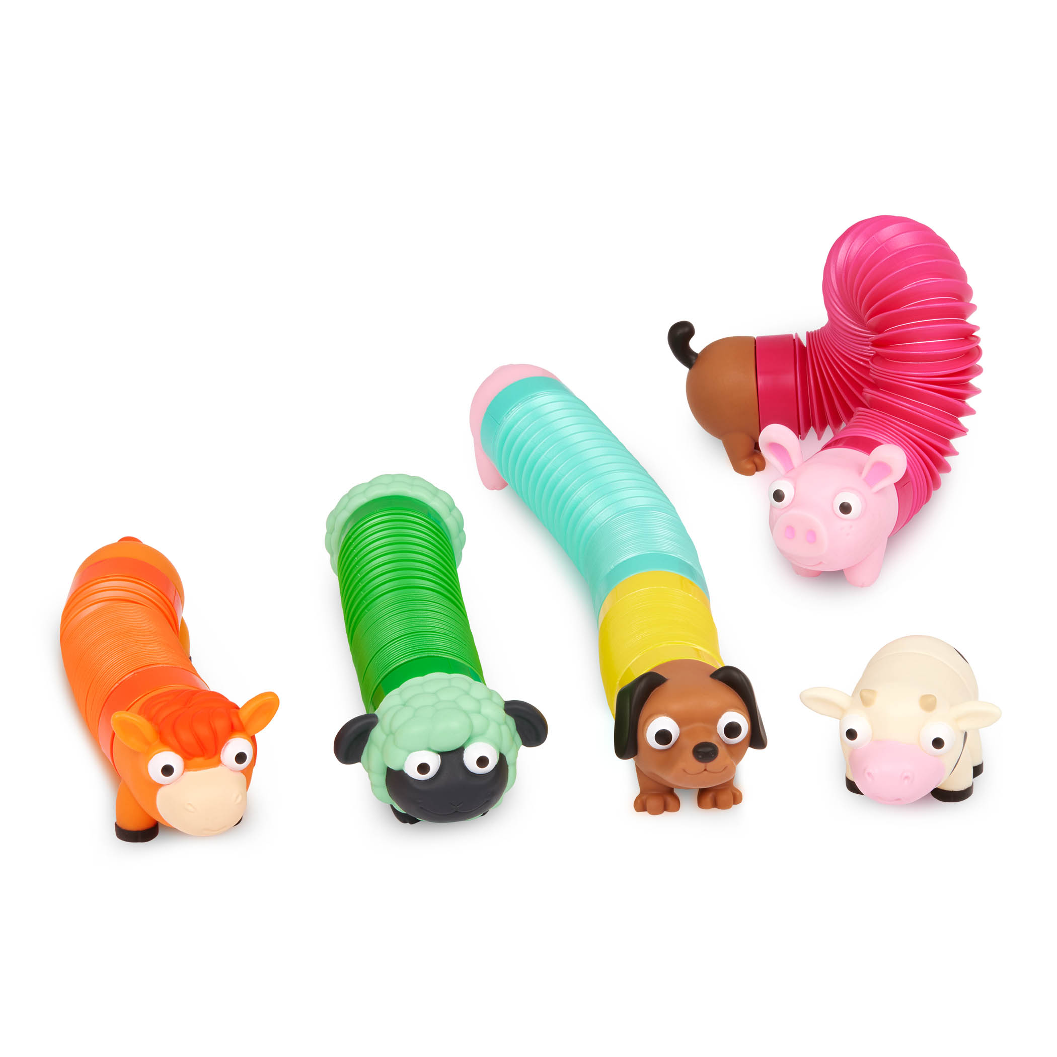 Battat Li'l Barn Buddies 5 Sensory Farm Animal Tubes photo 8