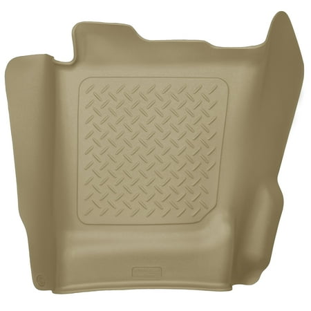 Husky Liners Center Hump Floor Liner Fits 14-18 Silverado/Sierra Crew/Double Fits select: 2015-2018 CHEVROLET SILVERADO K1500 LT, 2014 CHEVROLET SILVERADO K1500