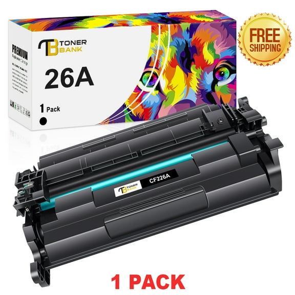Toner Bank 1-Pack Compatible Toner Replacement for HP CF226A LaserJet Pro MFP-M426dw M426fdw M426fdn Pro-M402dn M402n M402d M402dw Printer Ink Black