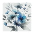 thumbnail image 4 of BANET , Flower Decoration Table Cloth for Spring Summer, Waterproof Fabric Table Cover for Kitchen, Dining Room, Party, Picnic, Camping, Blue white, 4 of 8