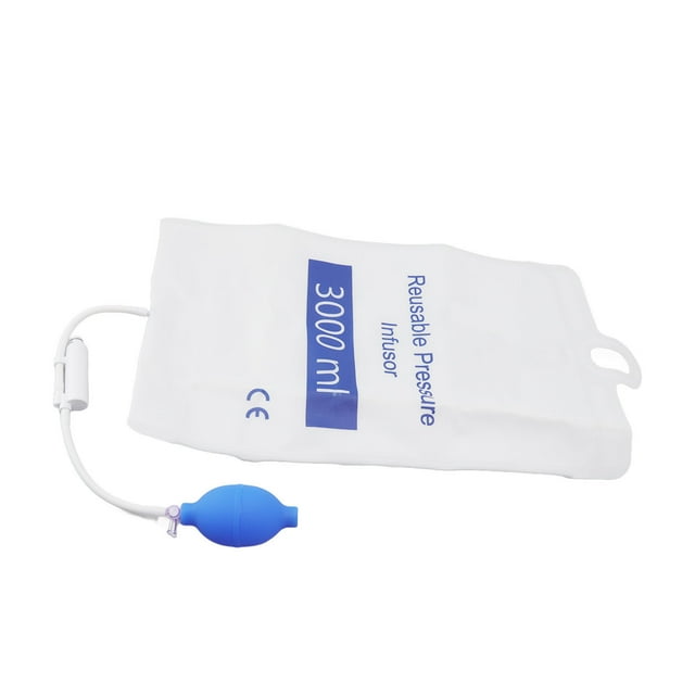 Fluid Pressure Bags, Reliable Multipurpose Wear Resistance Lightweight Pressure Infusion Bag for Hospital 500ml,1000ml,3000ml