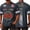 Dark Gray, variant on America 250 Anniversary Football Tshirt for Men V-Neck Football Jersey Patriotic American Flag T-Shirt for Memorial Day