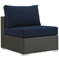 thumbnail image 2 of Modway Sojourn Outdoor Patio Fabric Sunbrella® Armless in Canvas Navy, 2 of 3