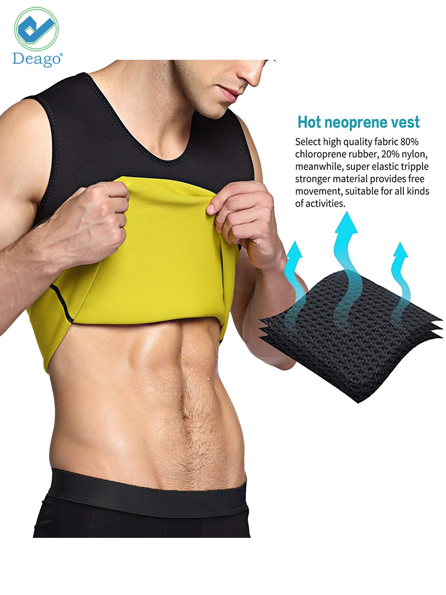 Mens Stomach Shaper Sauna Vest For Men And Women Instantly Sweat And Slim  Down Fitness Vests For Workout And Sports From Goodly3128, $15.2