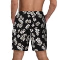 thumbnail image 4 of Uemuo Daisies Flowers Pattern Mens Swim Trunks Quick Dry Board Shorts with Mesh Lining, Stretch Beach Shorts Quick Dry No-Chafing Board Shorts-Small, 4 of 9