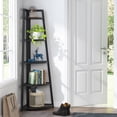 thumbnail image 4 of Tribesigns 5 Tier Corner Bookshelf, 70 inches Tall Corner and Bookcase Corner Display Ladder Shelf for Living Room, Kitchen, Home Office, 4 of 7
