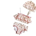 thumbnail image 2 of ‌LYMAYTER‌ ‌Baby Girl Bikini Set Toddler Adjustable Strap Swimwear Tankini Swimsuit Set 6M-8Y, 2 of 8